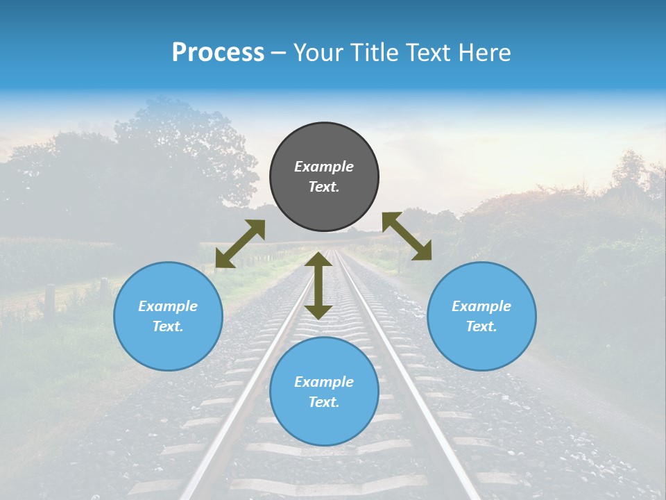 Idyllic Yellow Sundown PowerPoint Template