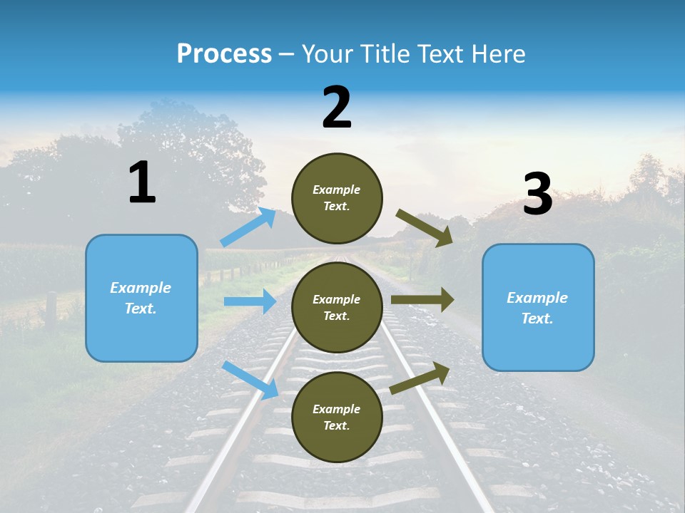 Idyllic Yellow Sundown PowerPoint Template