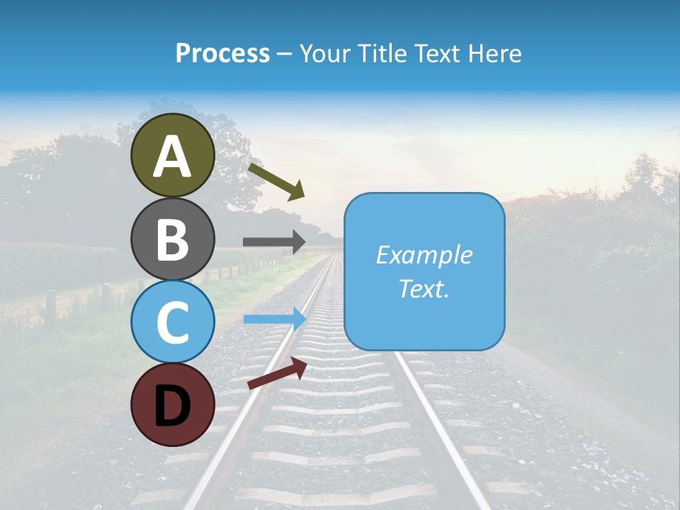Idyllic Yellow Sundown PowerPoint Template