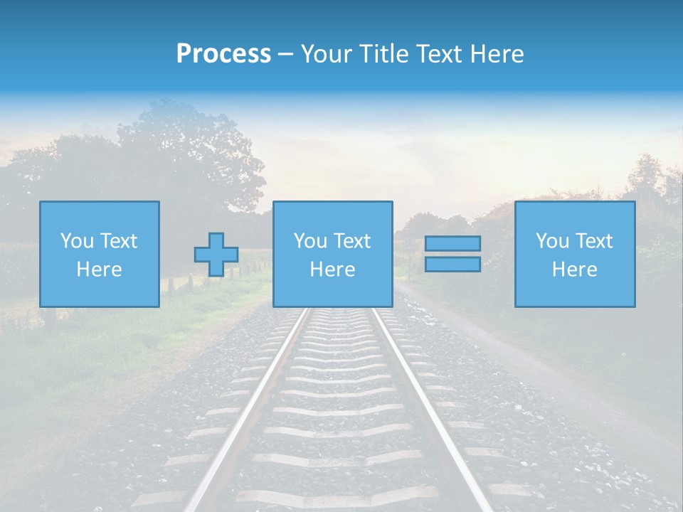 Idyllic Yellow Sundown PowerPoint Template