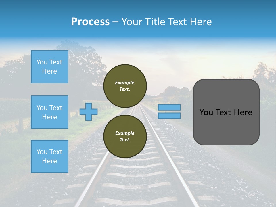 Idyllic Yellow Sundown PowerPoint Template