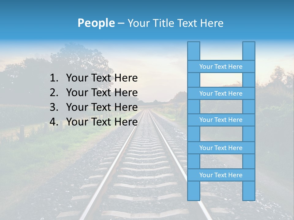 Idyllic Yellow Sundown PowerPoint Template