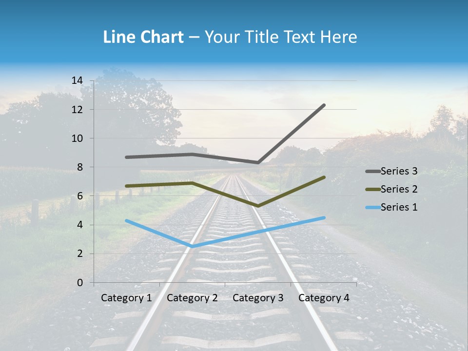Idyllic Yellow Sundown PowerPoint Template