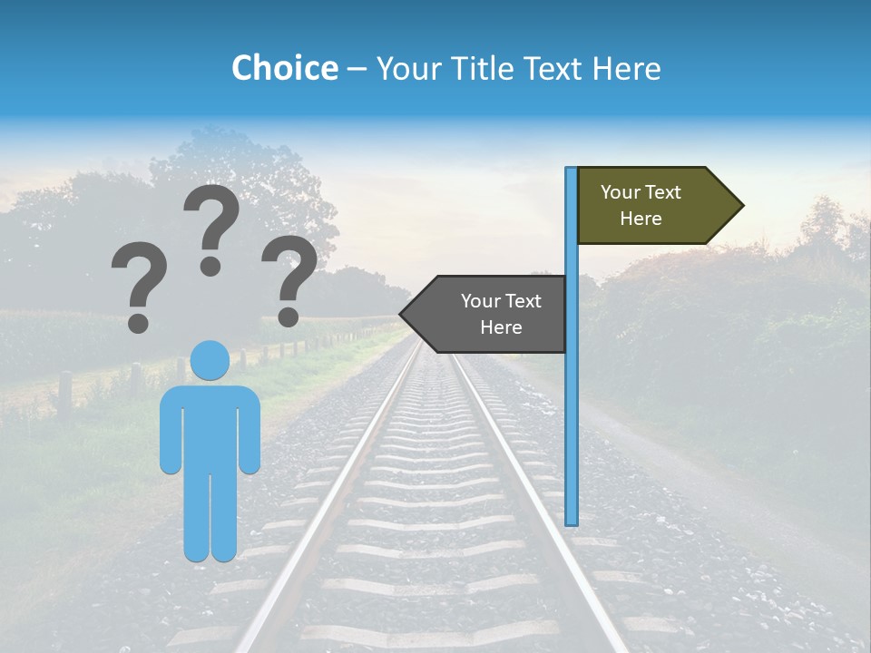 Idyllic Yellow Sundown PowerPoint Template