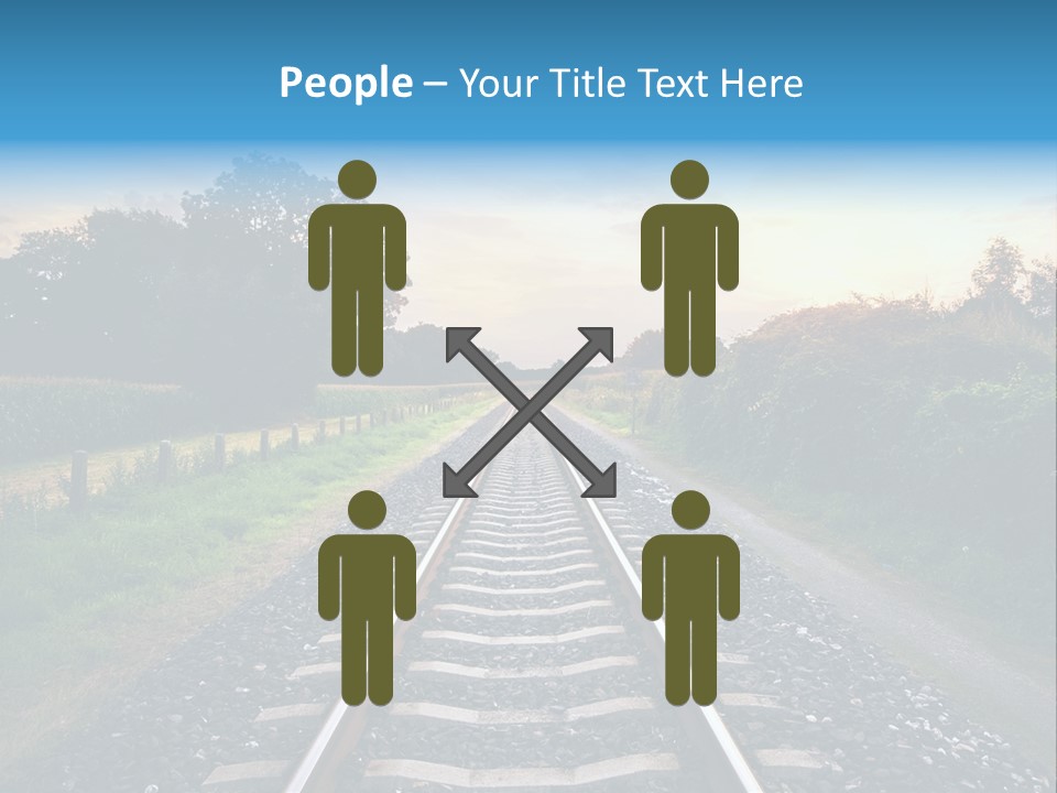 Idyllic Yellow Sundown PowerPoint Template