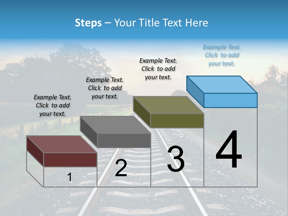 Idyllic Yellow Sundown PowerPoint Template