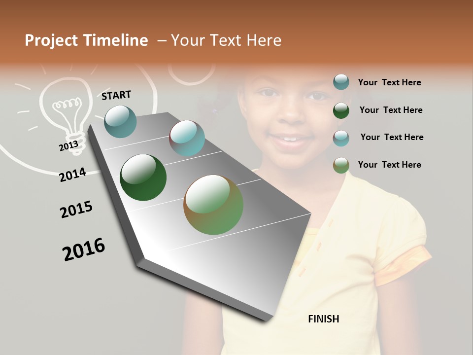 Positive Contemporary Light PowerPoint Template