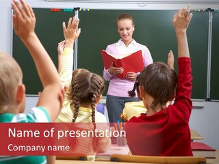 Pupil Classroom Handsome PowerPoint Template