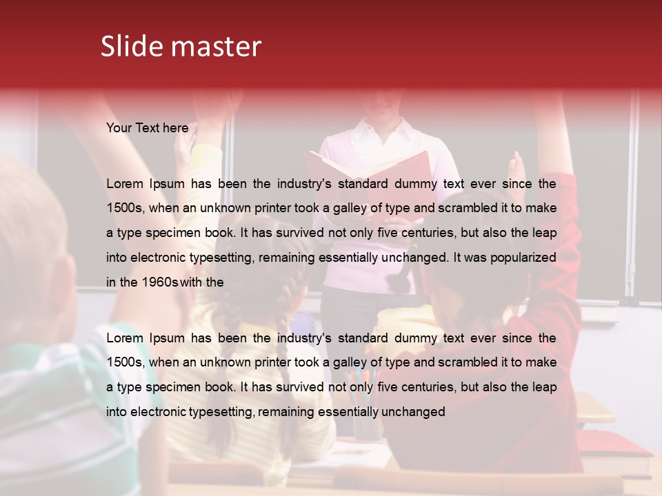 Pupil Classroom Handsome PowerPoint Template