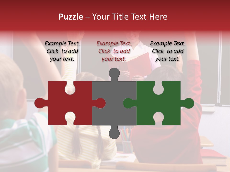 Pupil Classroom Handsome PowerPoint Template