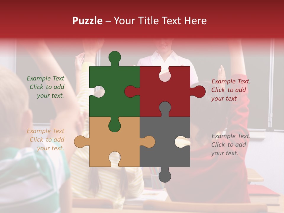 Pupil Classroom Handsome PowerPoint Template