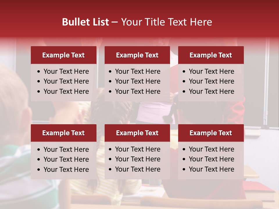 Pupil Classroom Handsome PowerPoint Template