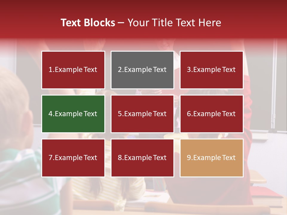 Pupil Classroom Handsome PowerPoint Template