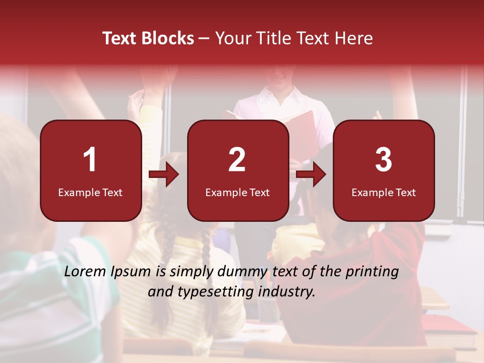 Pupil Classroom Handsome PowerPoint Template