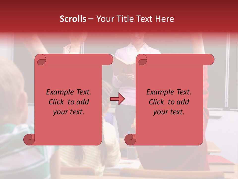 Pupil Classroom Handsome PowerPoint Template