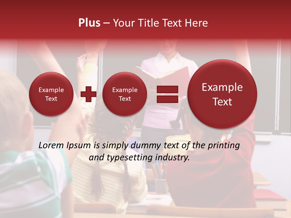 Pupil Classroom Handsome PowerPoint Template