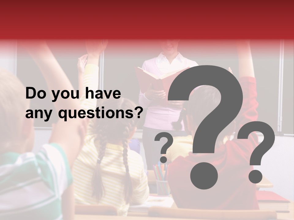 Pupil Classroom Handsome PowerPoint Template