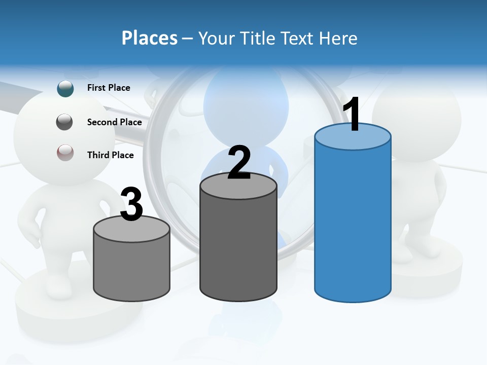 Lens Enlarge Examine PowerPoint Template