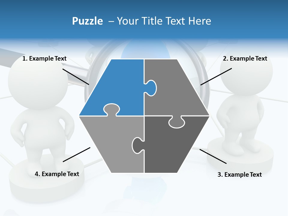 Lens Enlarge Examine PowerPoint Template