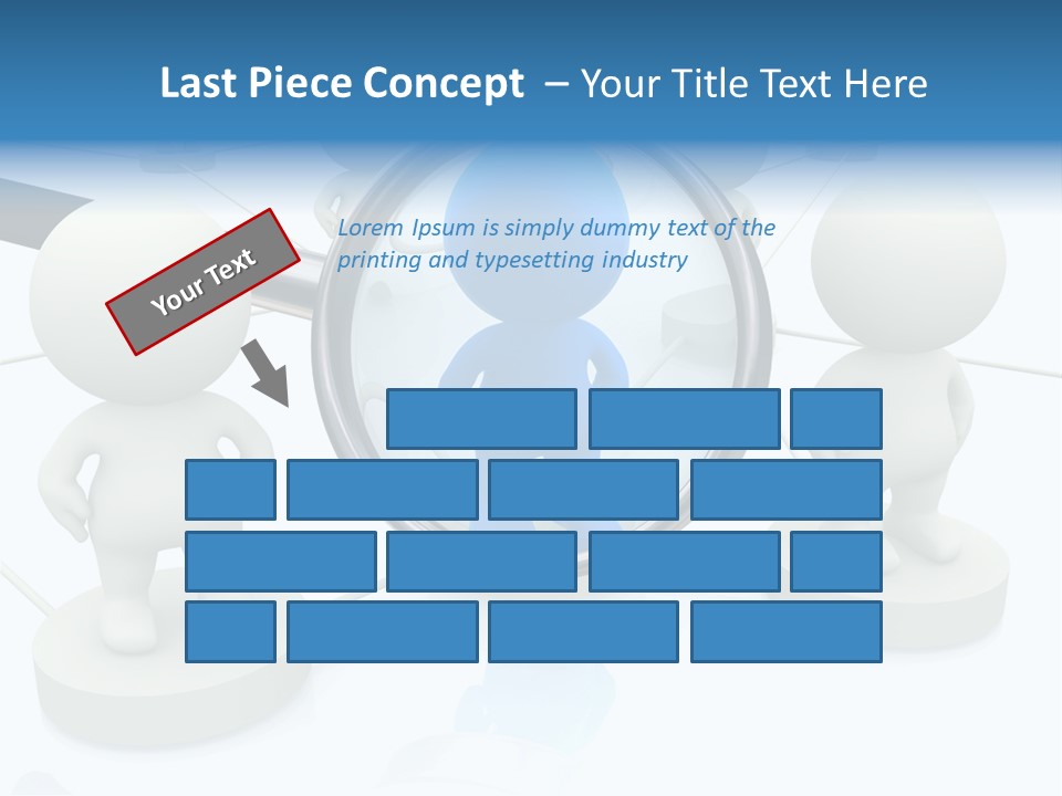 Lens Enlarge Examine PowerPoint Template