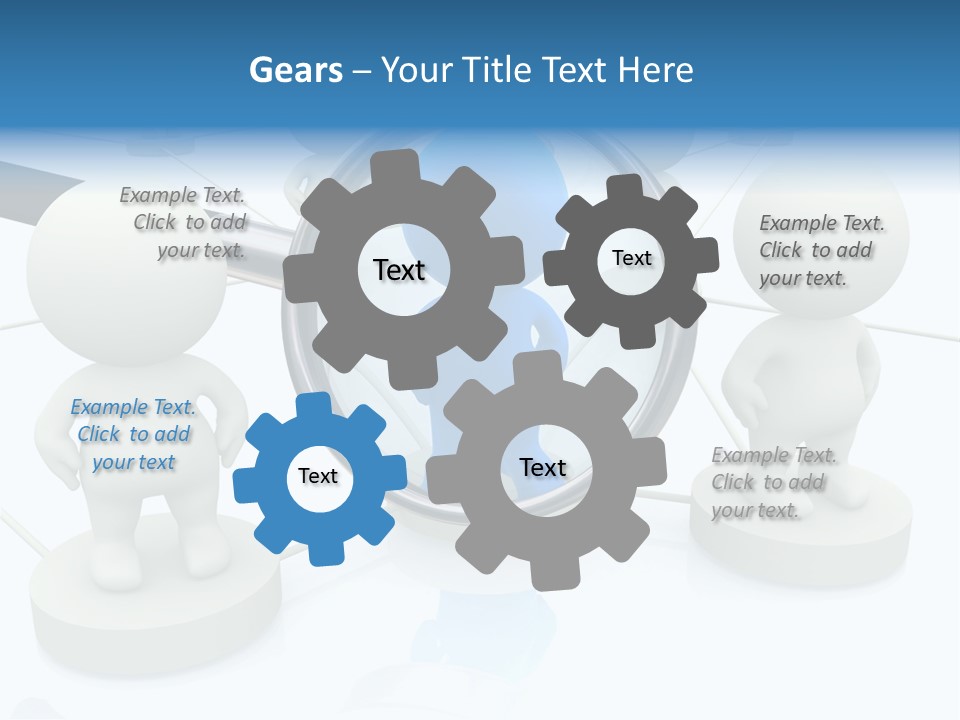Lens Enlarge Examine PowerPoint Template