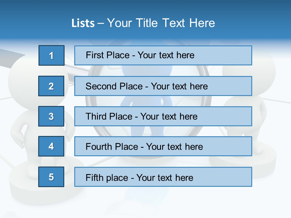 Lens Enlarge Examine PowerPoint Template