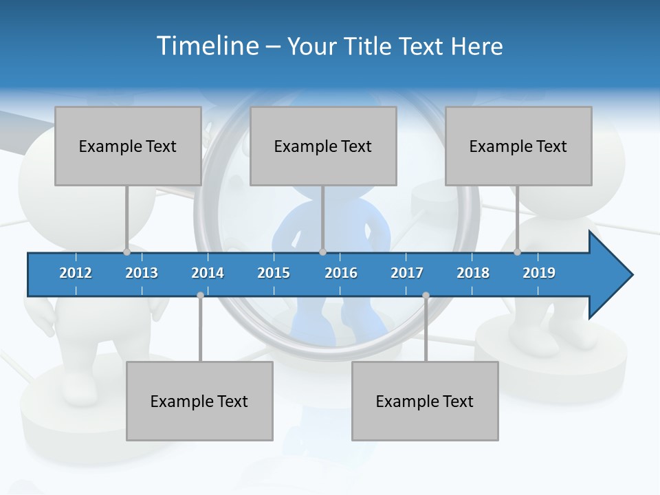 Lens Enlarge Examine PowerPoint Template