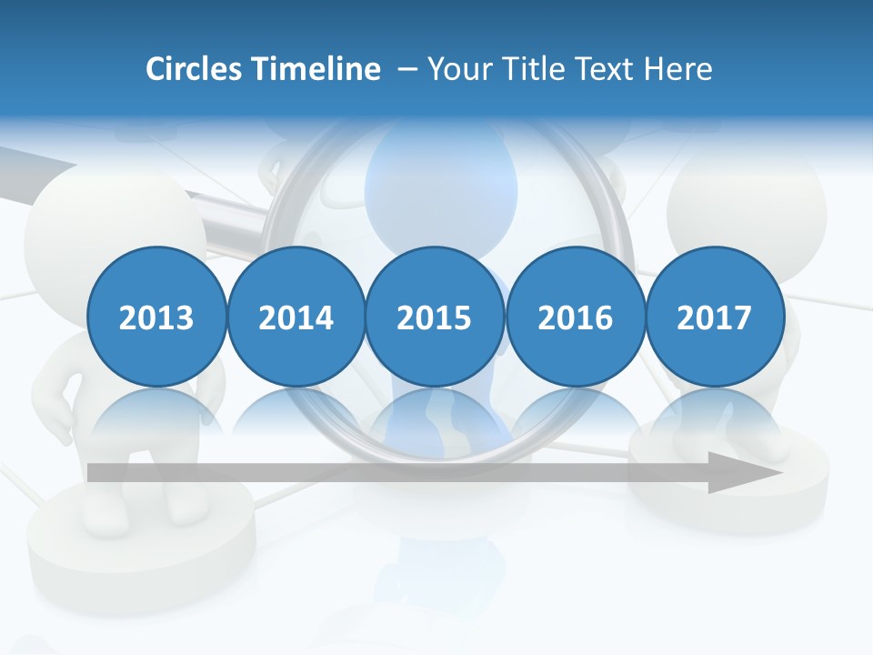 Lens Enlarge Examine PowerPoint Template