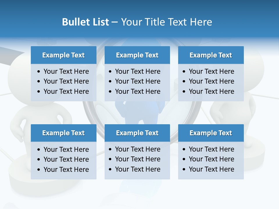 Lens Enlarge Examine PowerPoint Template
