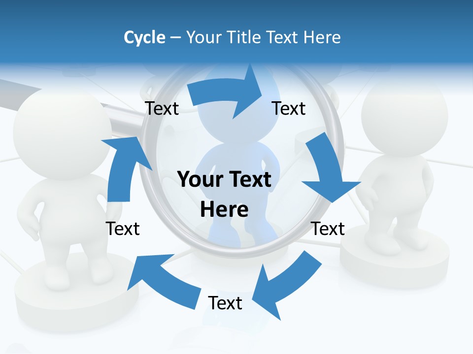 Lens Enlarge Examine PowerPoint Template