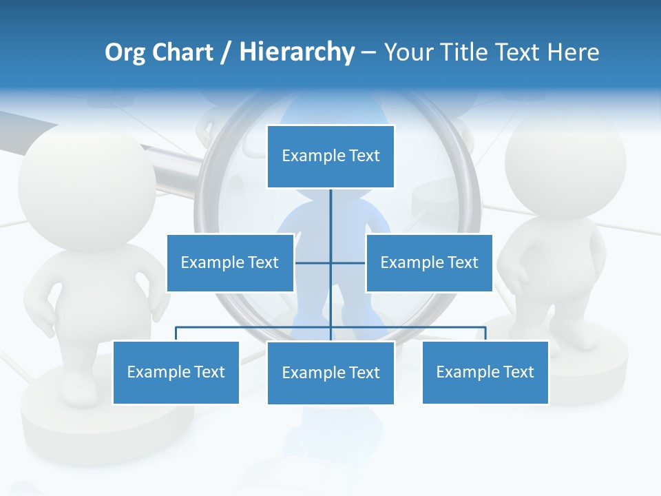Lens Enlarge Examine PowerPoint Template