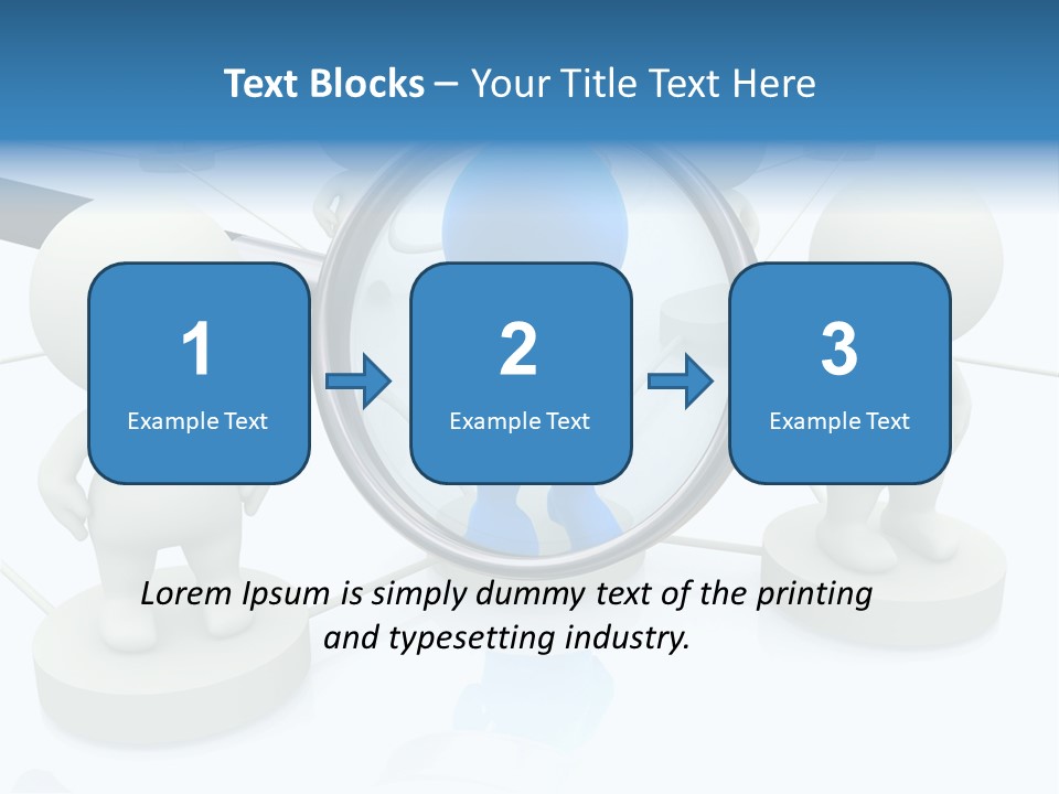Lens Enlarge Examine PowerPoint Template