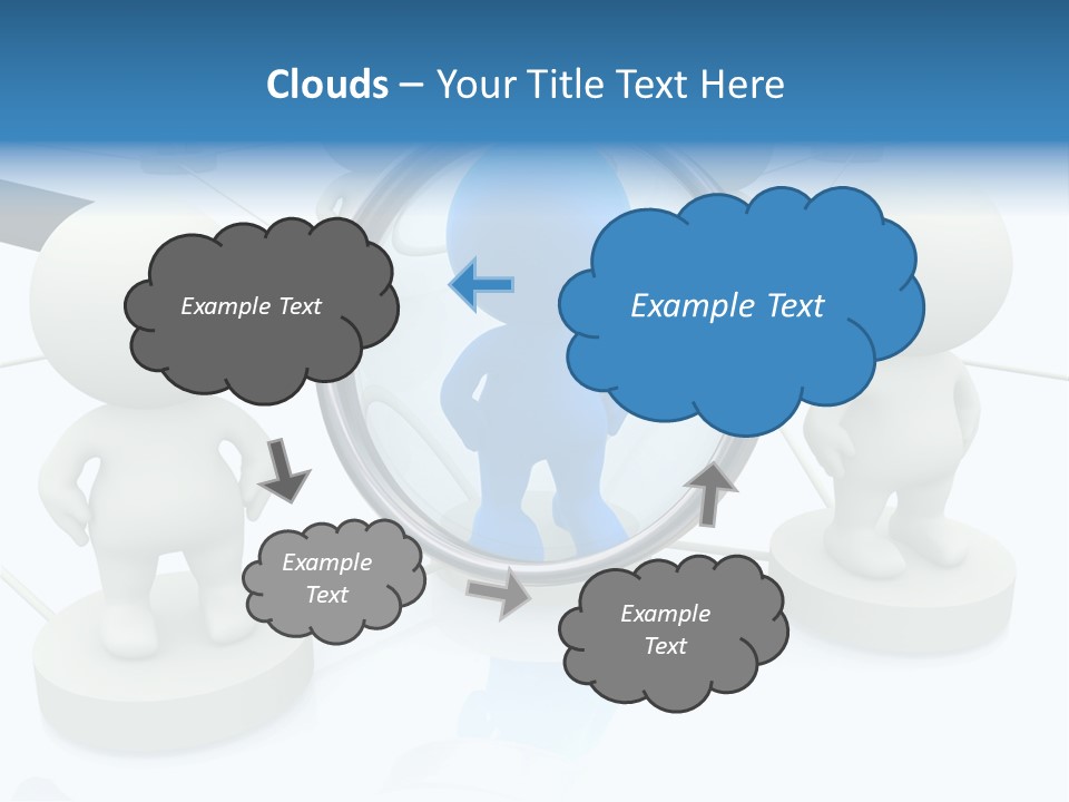 Lens Enlarge Examine PowerPoint Template