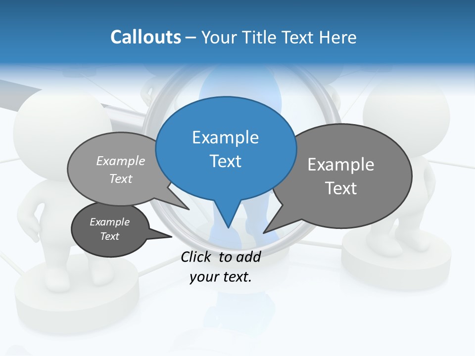 Lens Enlarge Examine PowerPoint Template