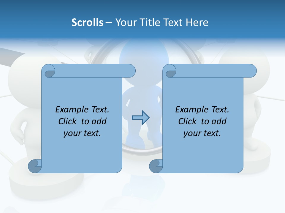 Lens Enlarge Examine PowerPoint Template