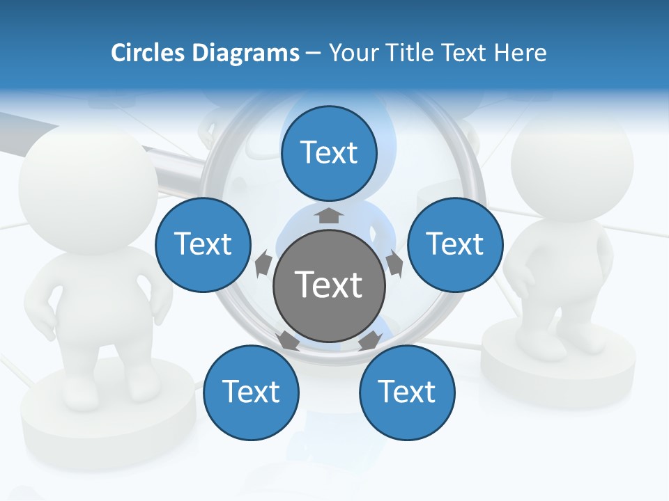 Lens Enlarge Examine PowerPoint Template