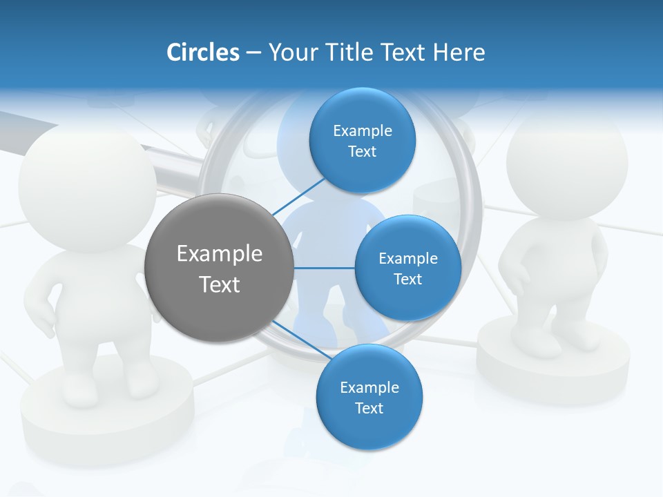 Lens Enlarge Examine PowerPoint Template