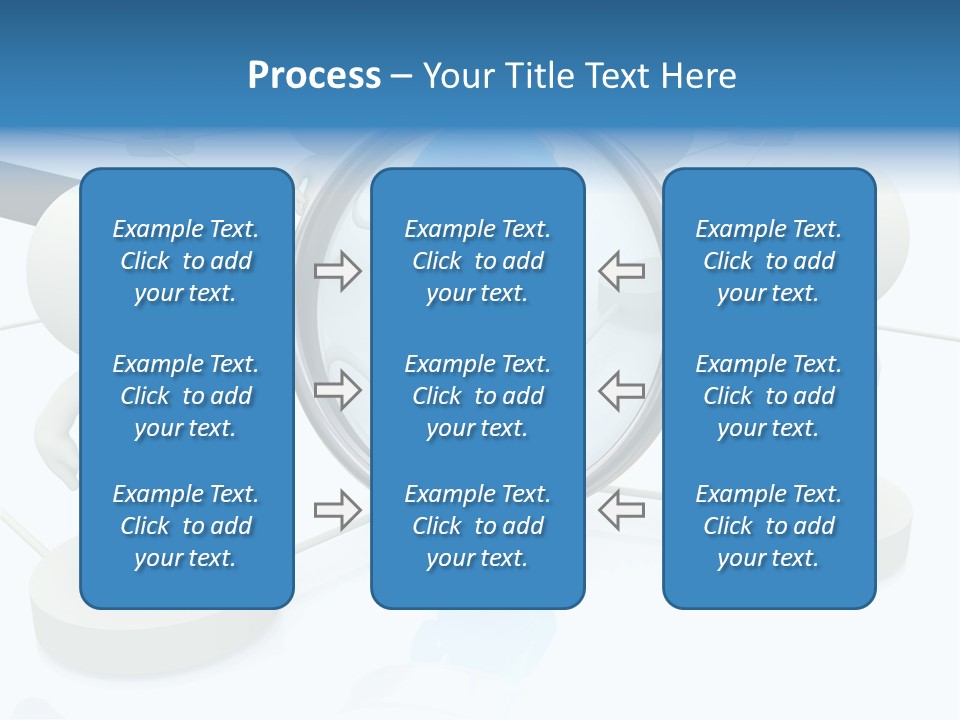 Lens Enlarge Examine PowerPoint Template