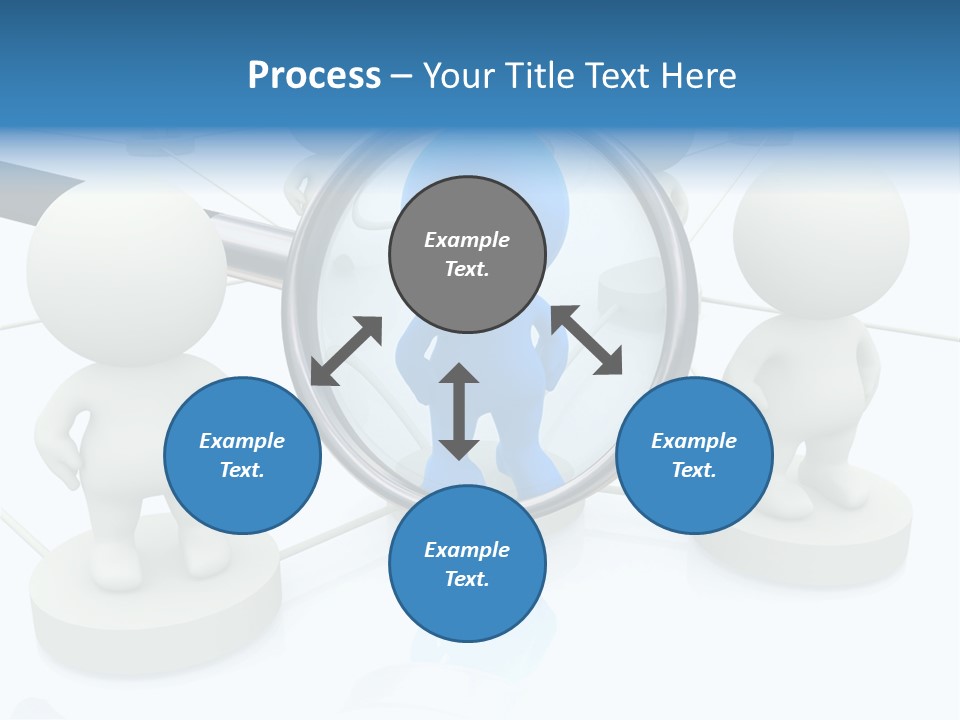 Lens Enlarge Examine PowerPoint Template