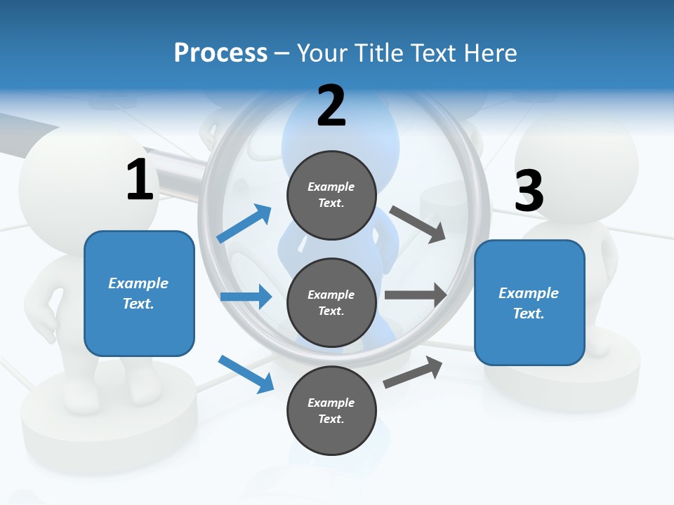 Lens Enlarge Examine PowerPoint Template