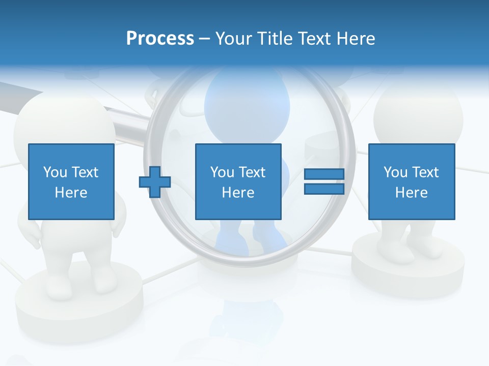 Lens Enlarge Examine PowerPoint Template