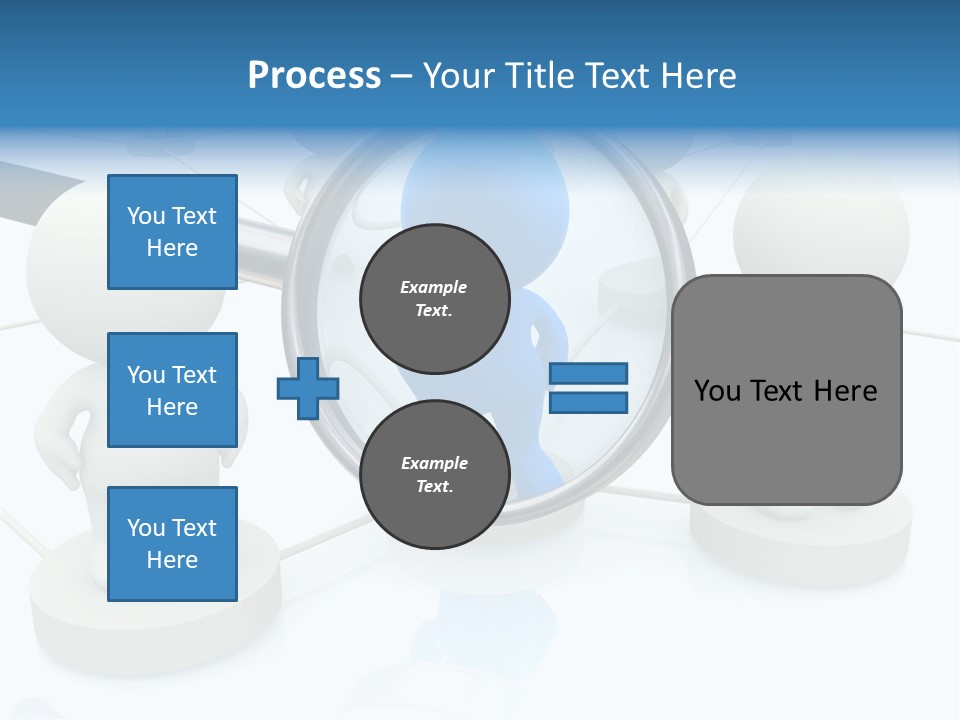 Lens Enlarge Examine PowerPoint Template