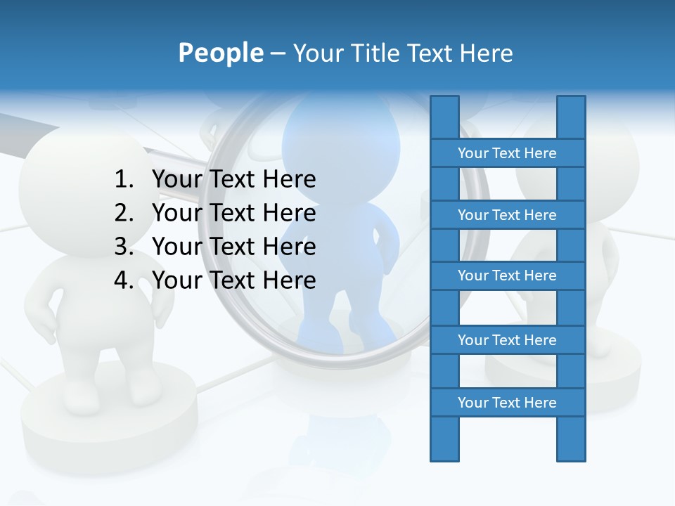 Lens Enlarge Examine PowerPoint Template