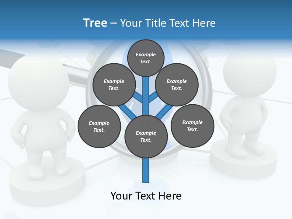 Lens Enlarge Examine PowerPoint Template