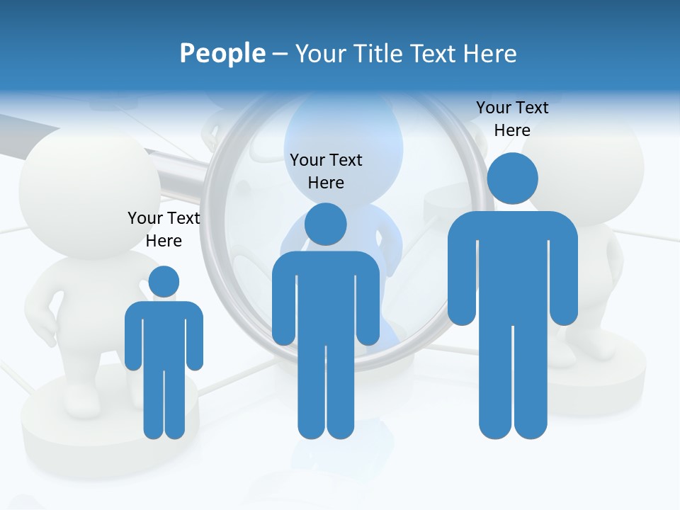 Lens Enlarge Examine PowerPoint Template