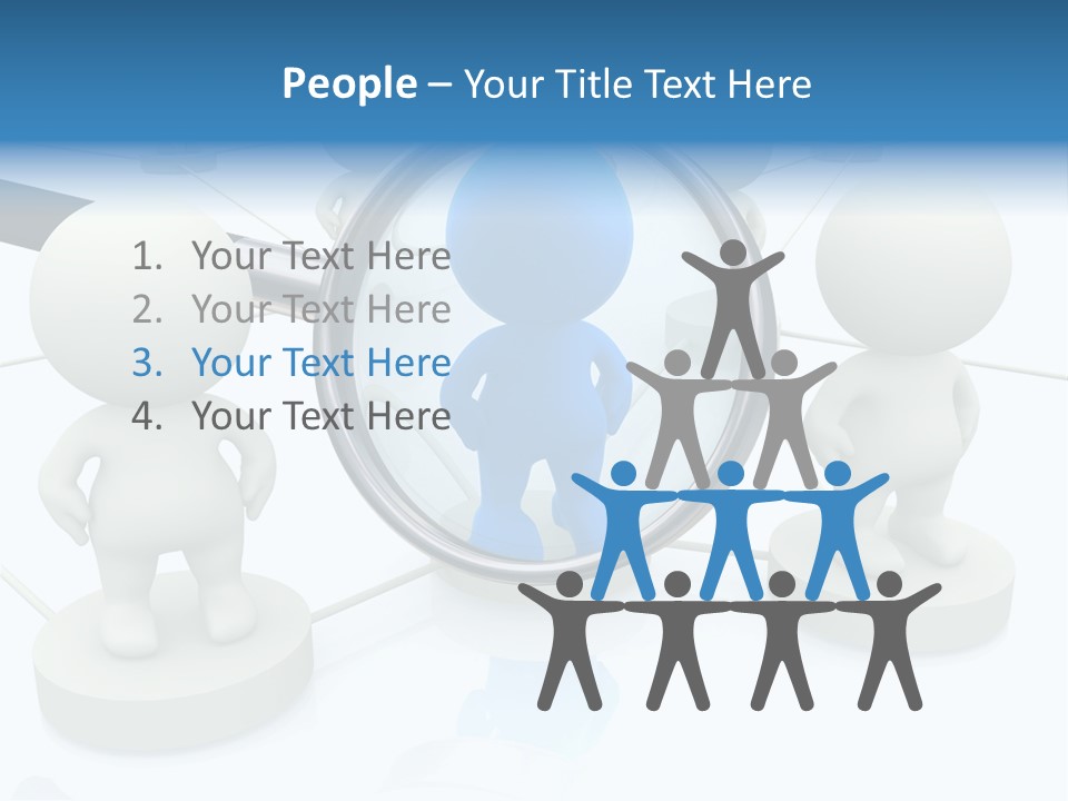 Lens Enlarge Examine PowerPoint Template