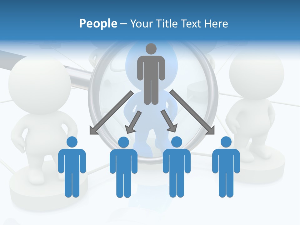 Lens Enlarge Examine PowerPoint Template