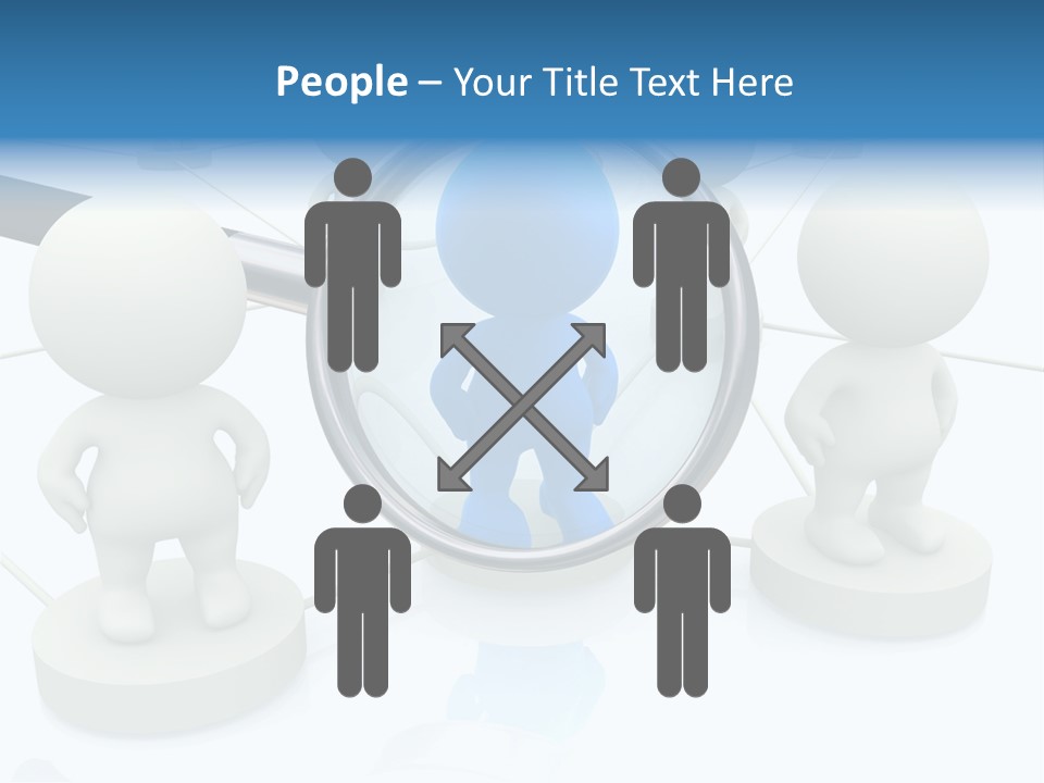 Lens Enlarge Examine PowerPoint Template