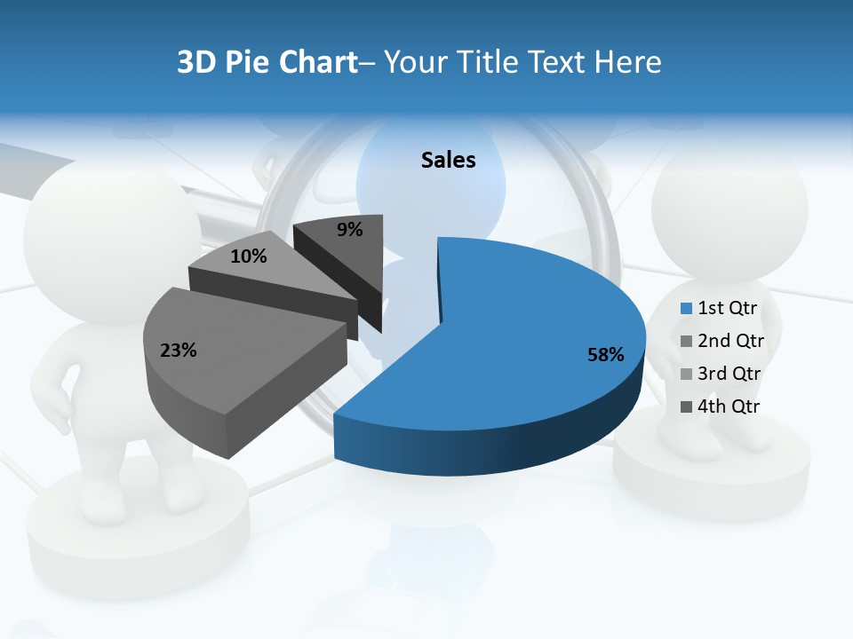 Lens Enlarge Examine PowerPoint Template