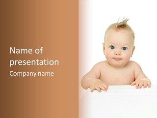 Child Toddler Purity PowerPoint Template